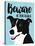 Beware of Dog Kisses-Ginger Oliphant-Stretched Canvas