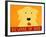 Beware Of Dog Yellow-Stephen Huneck-Framed Giclee Print