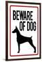 Beware of Dog-null-Framed Art Print