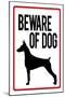 Beware of Dog-null-Mounted Art Print