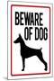 Beware of Dog-null-Mounted Art Print