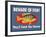 Beware of Fish-Mark Frost-Framed Giclee Print