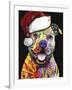 Beware of Pit Bulls Christmas Edition-Dean Russo-Framed Giclee Print