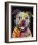 Beware of Pit Bulls-Dean Russo-Framed Art Print