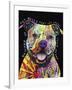 Beware of Pit Bulls-Dean Russo-Framed Giclee Print