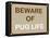 Beware of Pug Life-null-Framed Stretched Canvas