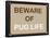 Beware of Pug Life-null-Framed Poster