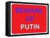 Beware of Putin-null-Framed Stretched Canvas