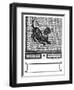 Beware of the Dog Mosaic-null-Framed Art Print