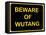 Beware of Wutang-null-Framed Stretched Canvas