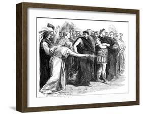 Beware the Ides of March, 1858-John Gilbert-Framed Giclee Print