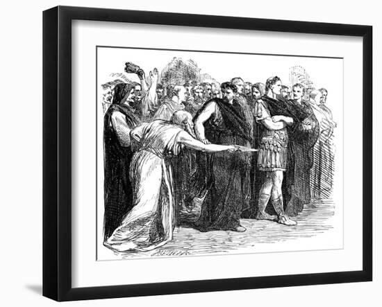 Beware the Ides of March, 1858-John Gilbert-Framed Giclee Print