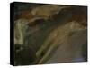 Bewegtes Wasser (Moving Water)-Gustav Klimt-Stretched Canvas