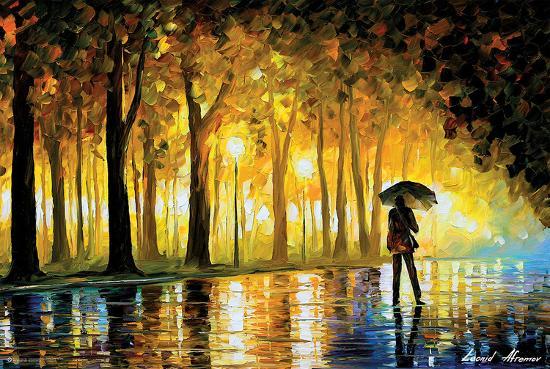 Bewitched Park-Leonid Afremov-Lamina Framed Poster