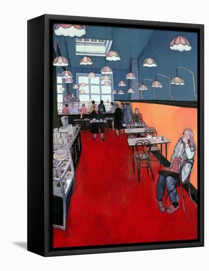 Bewley's Cafe, 1989-Hector McDonnell-Framed Stretched Canvas