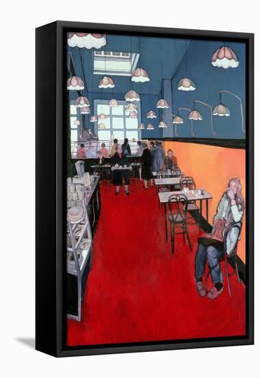 Bewley's Cafe, 1989-Hector McDonnell-Framed Stretched Canvas