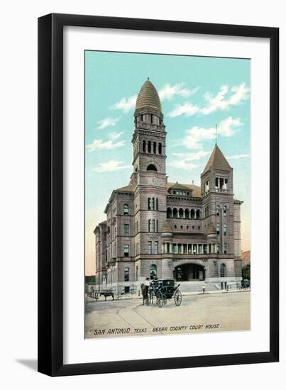 Bexar County Courthouse, San Antonio-null-Framed Art Print