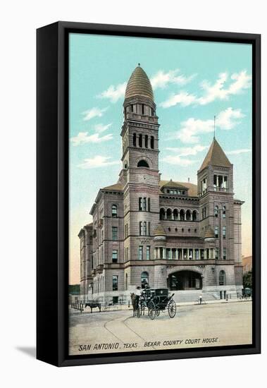 Bexar County Courthouse, San Antonio-null-Framed Stretched Canvas