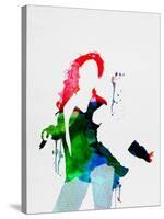 Beyoncé Watercolor-Lana Feldman-Stretched Canvas