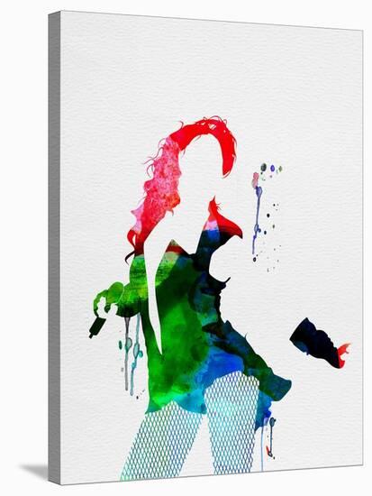 Beyoncé Watercolor-Lana Feldman-Stretched Canvas