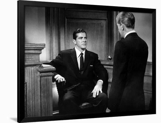 BEYOND A REASONABLE DOUBT, 1956 directed by FRITZ LANG Dana Andrews (b/w photo)-null-Framed Photo