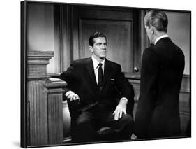 BEYOND A REASONABLE DOUBT, 1956 directed by FRITZ LANG Dana Andrews (b/w photo)-null-Framed Photo