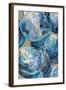 Beyond Blue Shells Light-Jeanette Vertentes-Framed Art Print