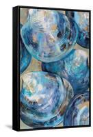 Beyond Blue Shells Light-Jeanette Vertentes-Framed Stretched Canvas