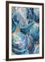 Beyond Blue Shells Light-Jeanette Vertentes-Framed Art Print