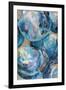 Beyond Blue Shells Light-Jeanette Vertentes-Framed Art Print