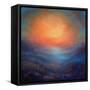 Beyond the Blue, 2021 (oil on canvas)-Lee Campbell-Framed Stretched Canvas