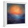 Beyond the Blue, 2021 (oil on canvas)-Lee Campbell-Framed Giclee Print