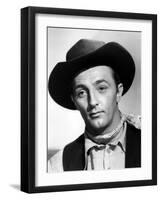 Beyond the Last Frontier by Howard Bretherton with Robert Mitchum, 1943 (b/w photo)-null-Framed Photo