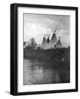 Beyond the Little Bighorn, 1908-Richard Throssel-Framed Photographic Print