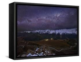 Beyond the Plains: Touching the Sky-Yan Zhang-Framed Stretched Canvas