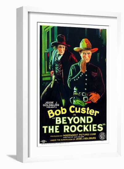 Beyond the Rockies-null-Framed Art Print