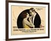 BEYOND THE ROCKS, l-r: Gloria Swanson, Rudolph Valentino on lobbycard, 1922.-null-Framed Art Print