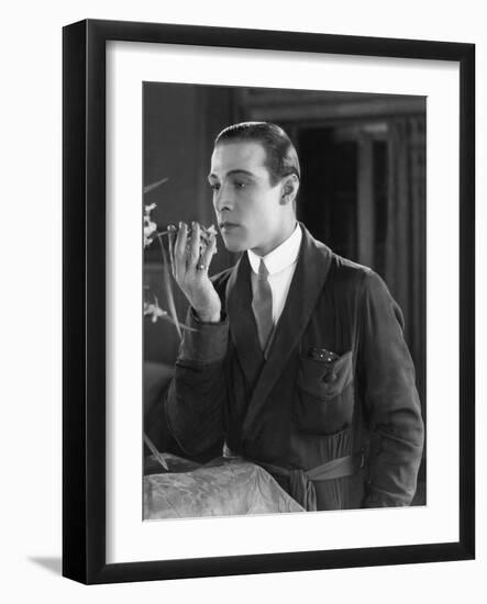 Beyond the Rocks, Rudolph Valentino, 1922-null-Framed Photo