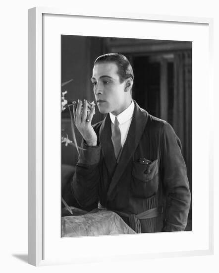 Beyond the Rocks, Rudolph Valentino, 1922-null-Framed Photo