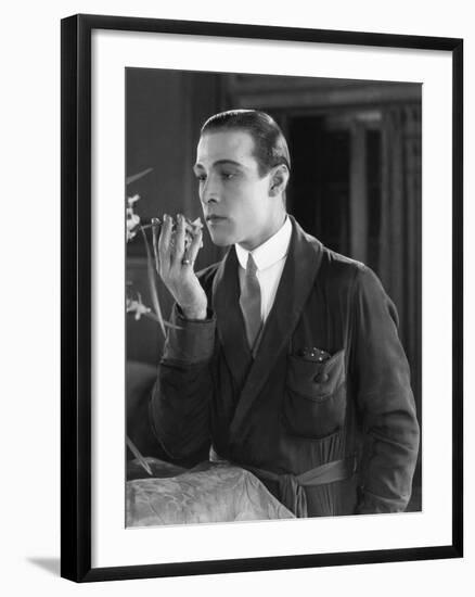 Beyond the Rocks, Rudolph Valentino, 1922-null-Framed Photo