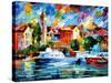 Beyond The Sea-Leonid Afremov-Stretched Canvas