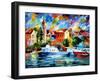 Beyond The Sea-Leonid Afremov-Framed Art Print