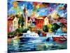 Beyond The Sea-Leonid Afremov-Mounted Art Print