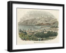 Beyrout and Mount Lebanon-null-Framed Giclee Print