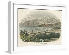 Beyrout and Mount Lebanon-null-Framed Giclee Print