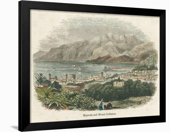 Beyrout and Mount Lebanon-null-Framed Giclee Print