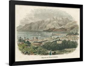 Beyrout and Mount Lebanon-null-Framed Giclee Print