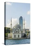 Bezni Alem Valide Sultani Cami Mosque along Bosporus-Guido Cozzi-Stretched Canvas