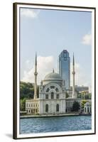 Bezni Alem Valide Sultani Cami Mosque along Bosporus-Guido Cozzi-Framed Premium Photographic Print