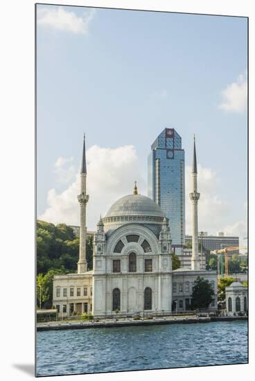 Bezni Alem Valide Sultani Cami Mosque along Bosporus-Guido Cozzi-Mounted Premium Photographic Print